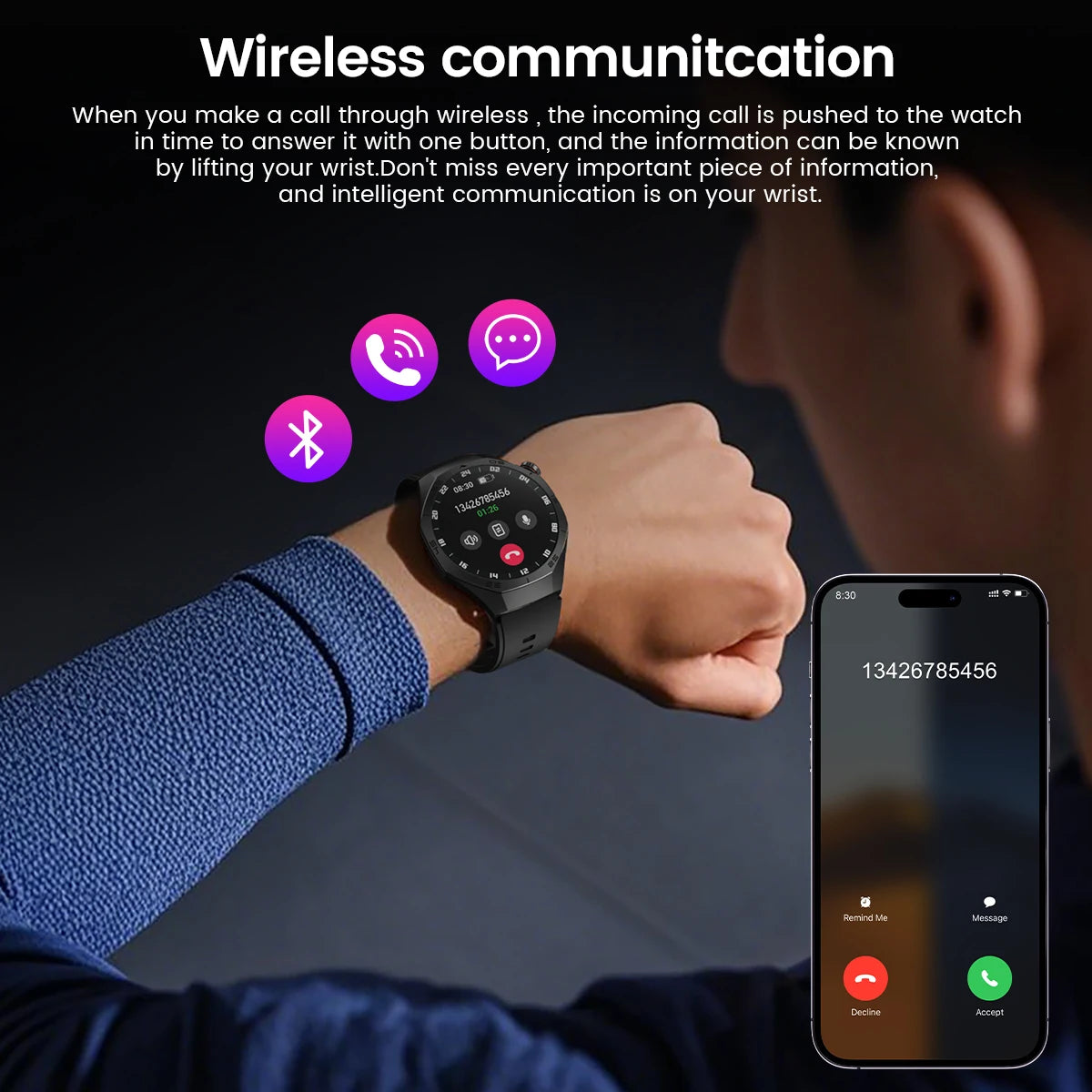 2025 Huawei GT5 Pro Smart Watch – AMOLED GPS Bluetooth Call Waterproof