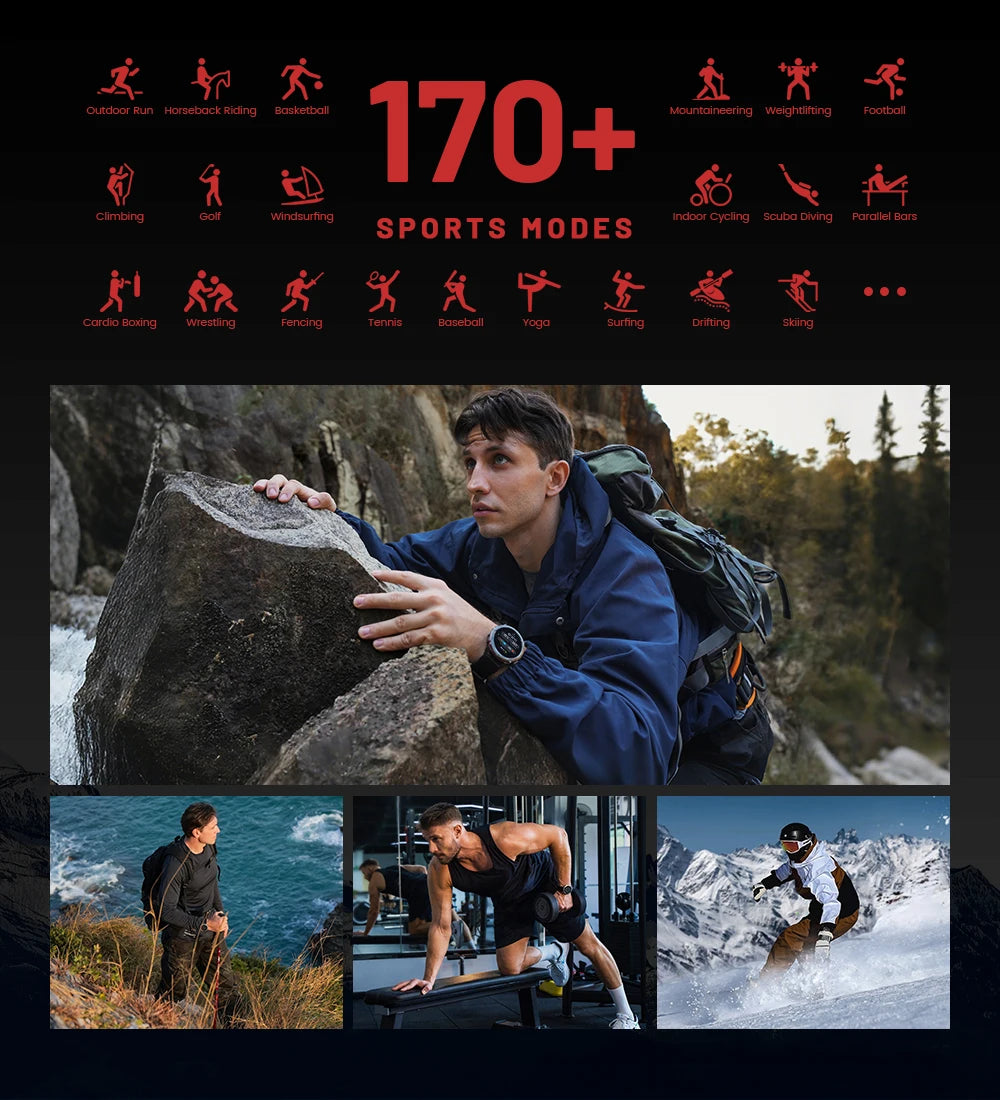 KOSPET TANK T3 Ultra 2 GPS Smartwatch – Rugged & Waterproof