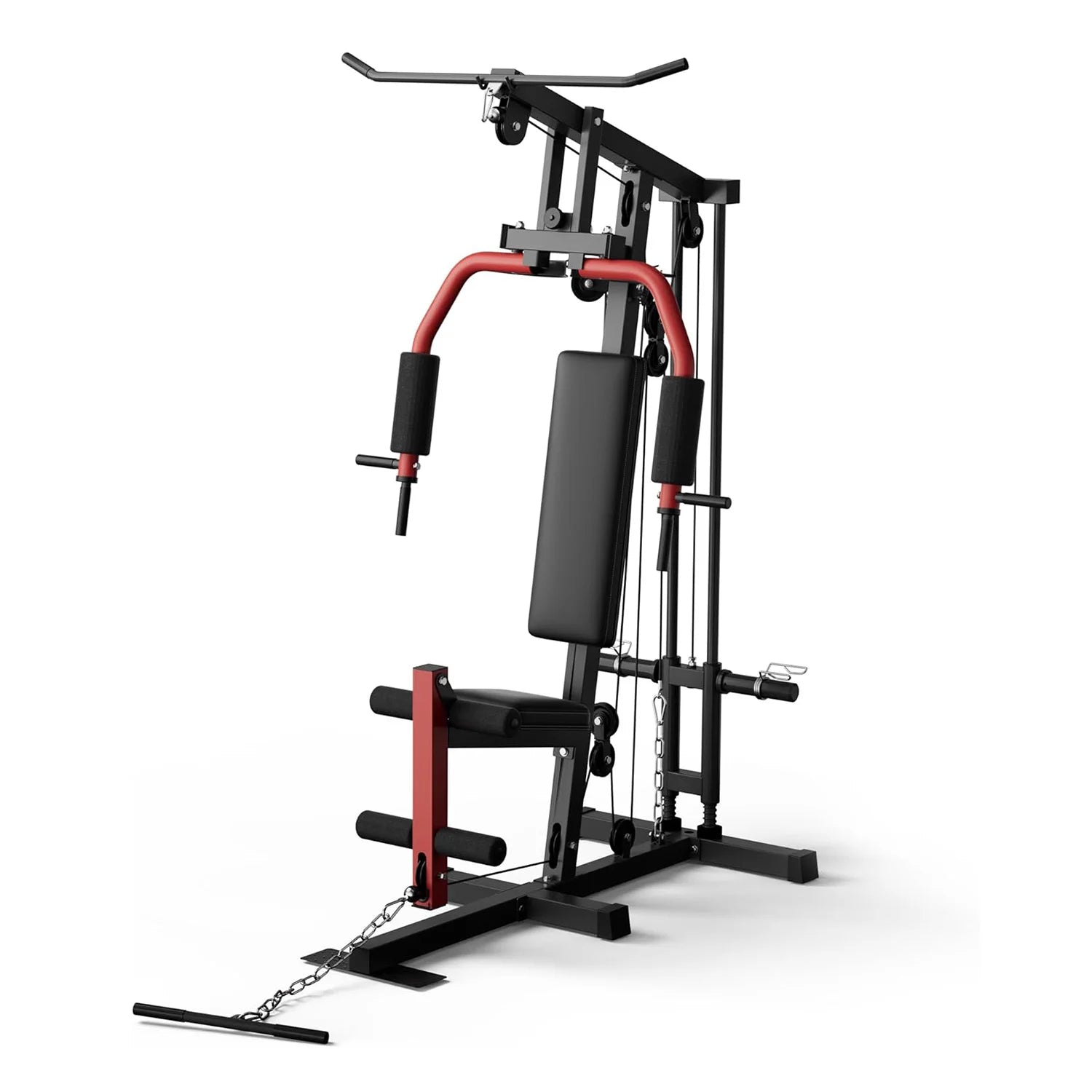 Full Body Home Gym Machine with Pulley & Leg Press
