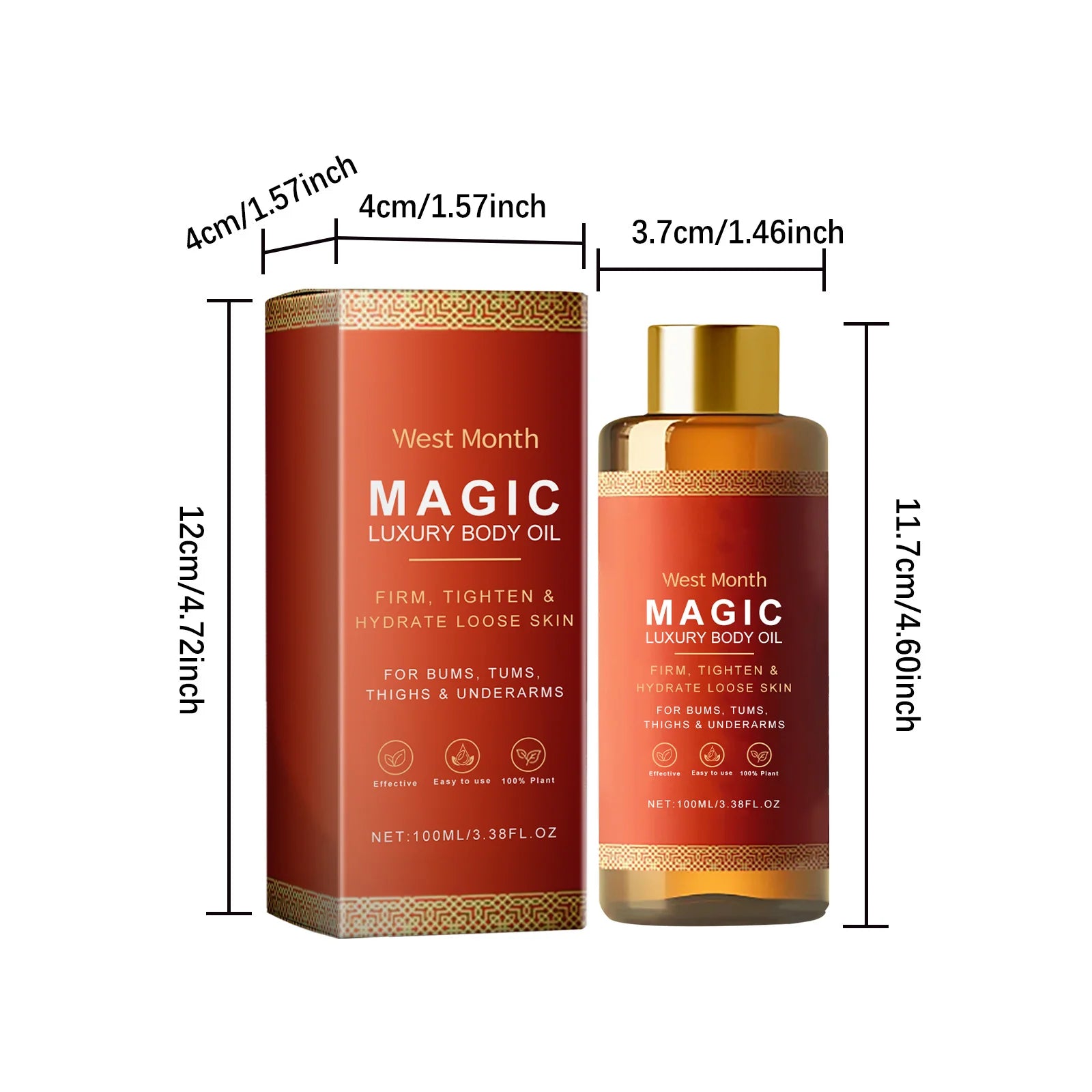 Magic Luxury Body Oil for Moisturizing & Firming