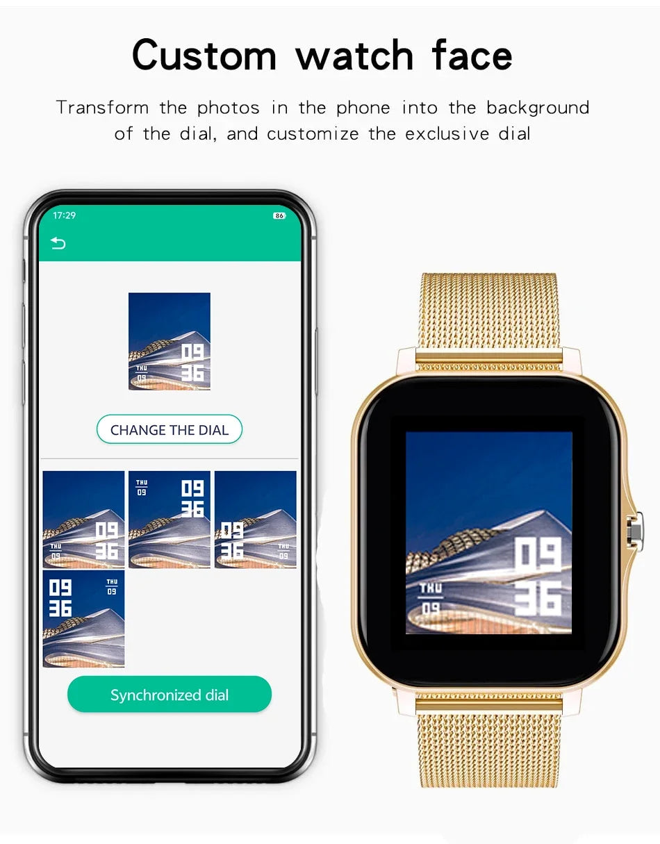 1.44" Smart Watch – Bluetooth Call & Health Monitor