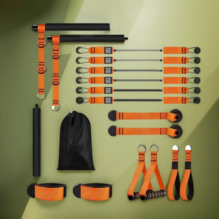 Portable Pilates Bar Kit with Resistance Bands