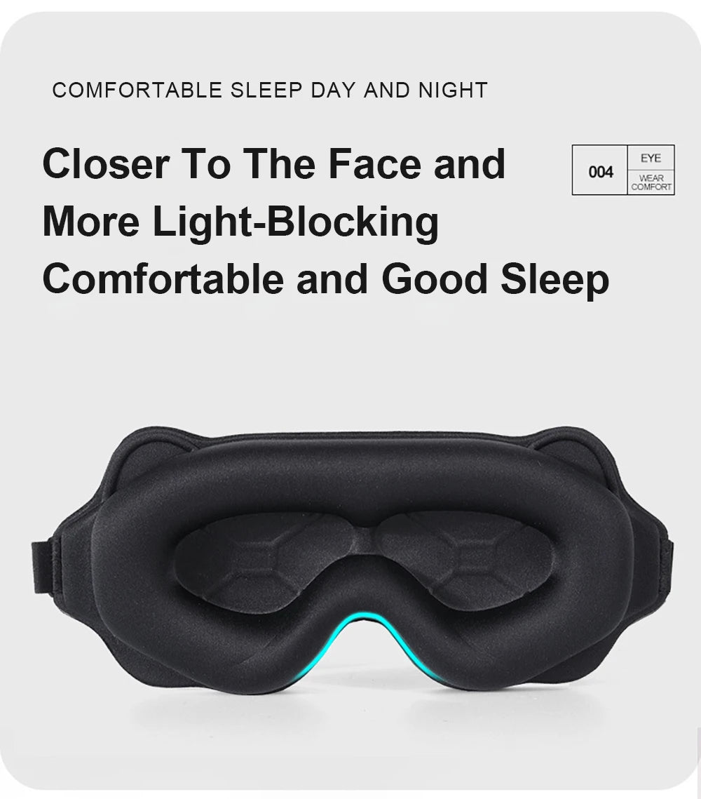 3D Contoured Sleep Eye Mask for Travel