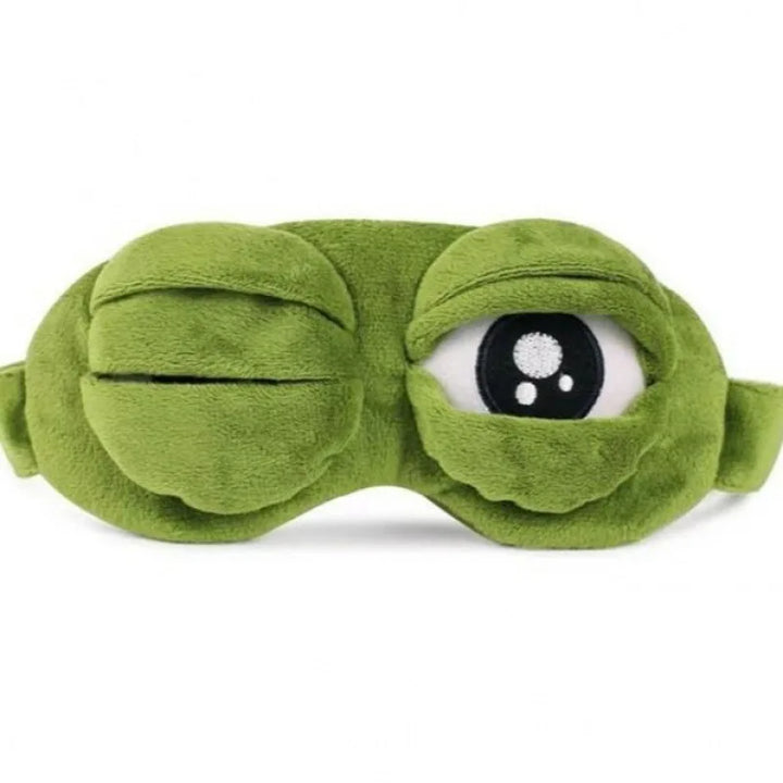 3D Sad Frog Sleep Mask Eye Cover