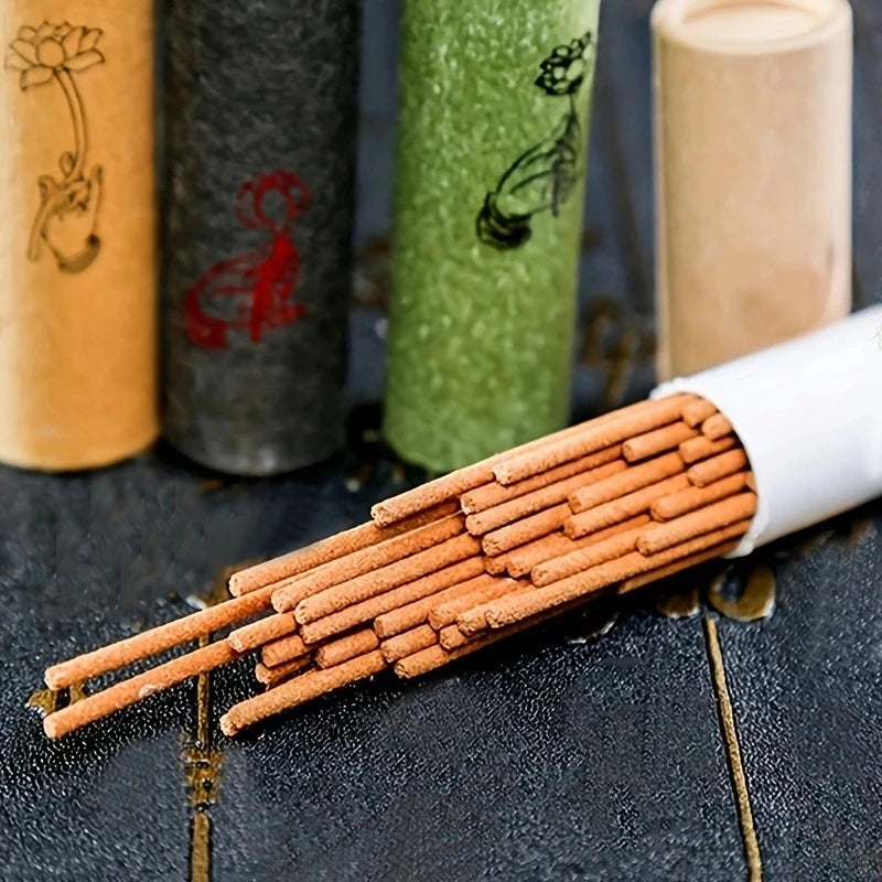 40pcs Natural Sandalwood Incense Sticks – Aromatherapy & Prayer