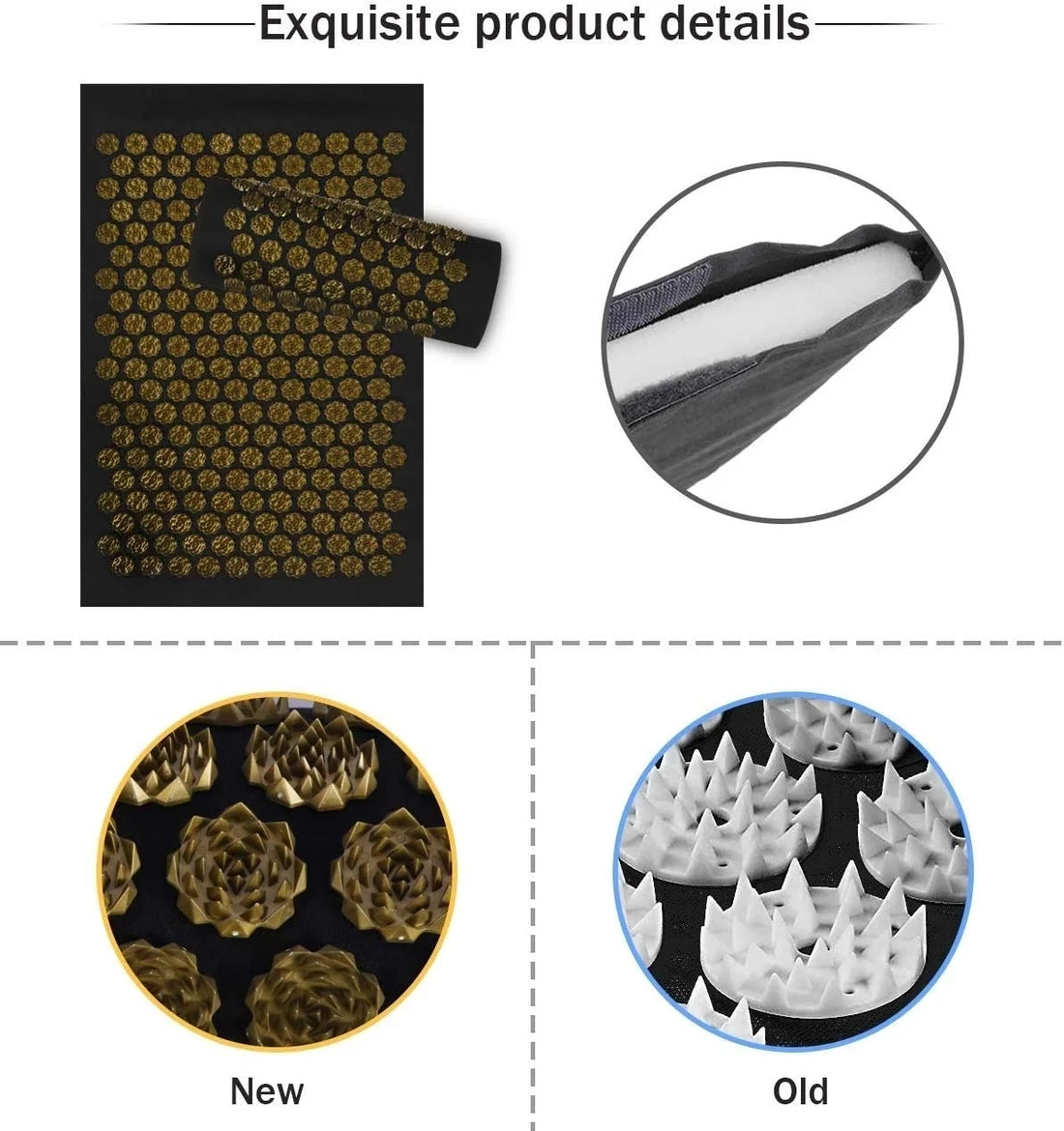 Acupressure Yoga Mat & Pillow Set – Kuznetsov Applicator