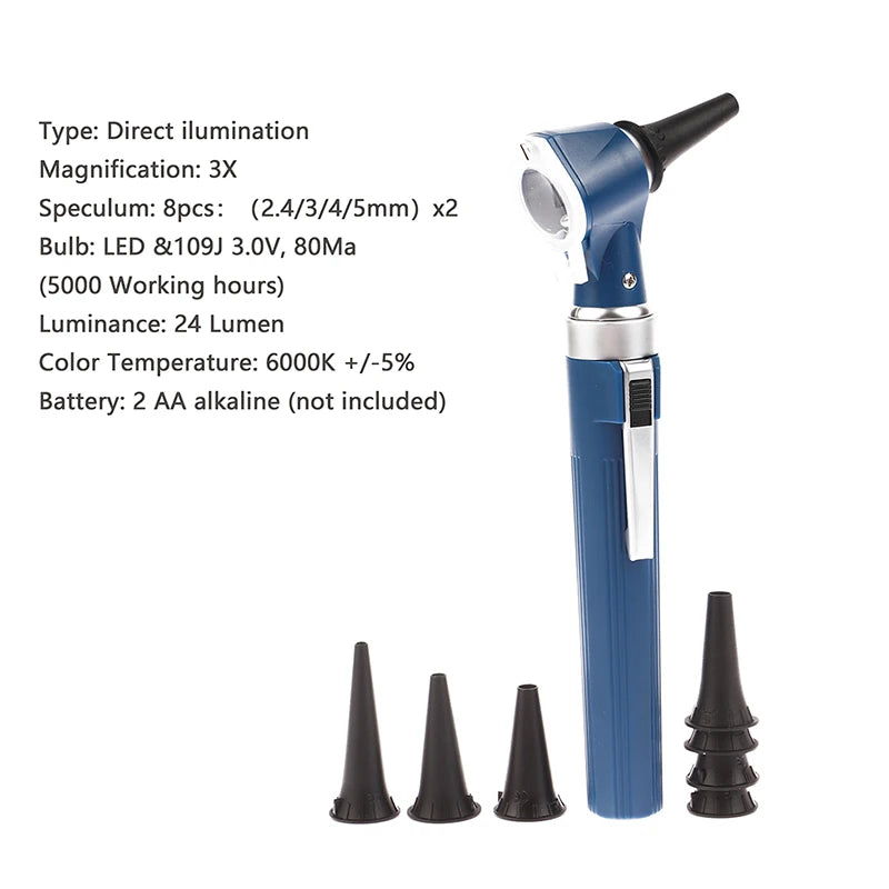 Professional LED Otoscope Kit – Ear Diagnostic & Cleaning Tool