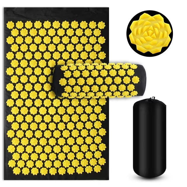 Acupressure Yoga Mat & Pillow Set – Kuznetsov Applicator
