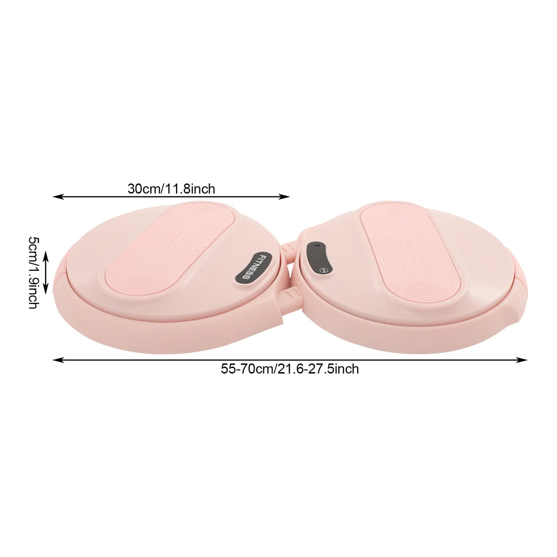 Waist Twisting Ab Exercise Board with Tension Ropes