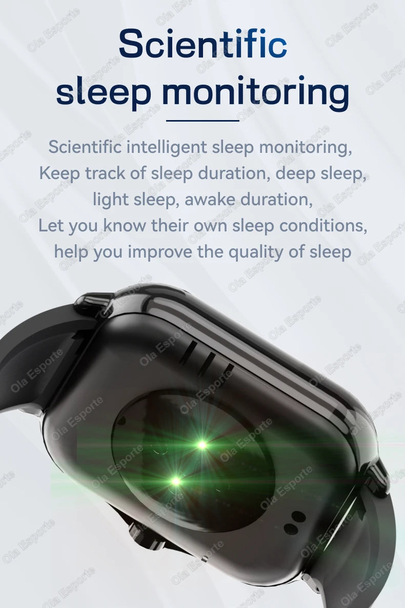 1.83" Waterproof Smart Watch – Call & Health Tracker