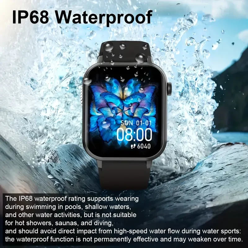 LAXASFIT 1.83″ Smart Watch with Fitness & Health Tracking