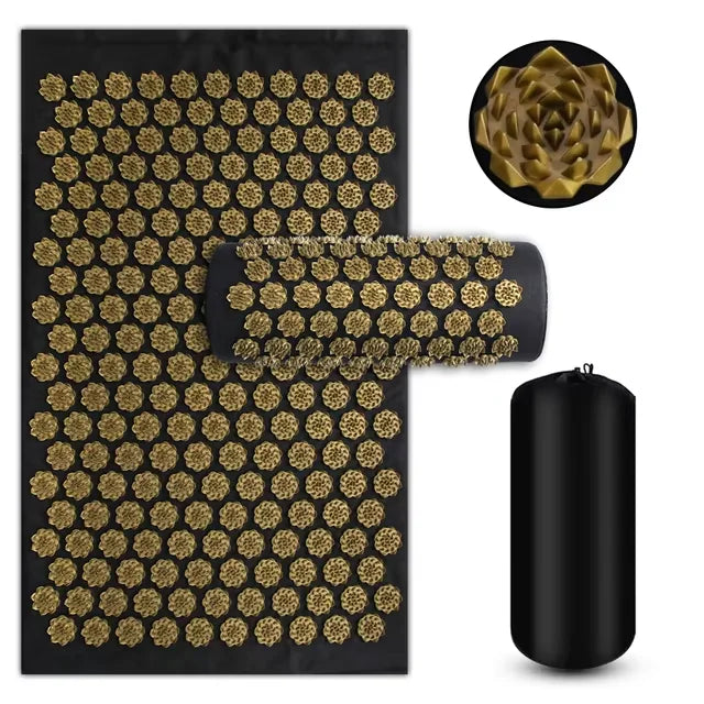 Acupressure Yoga Mat & Pillow Set – Kuznetsov Applicator