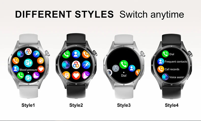 2025 Men's Smart Watch – AMOLED Screen, GPS & Bluetooth Call