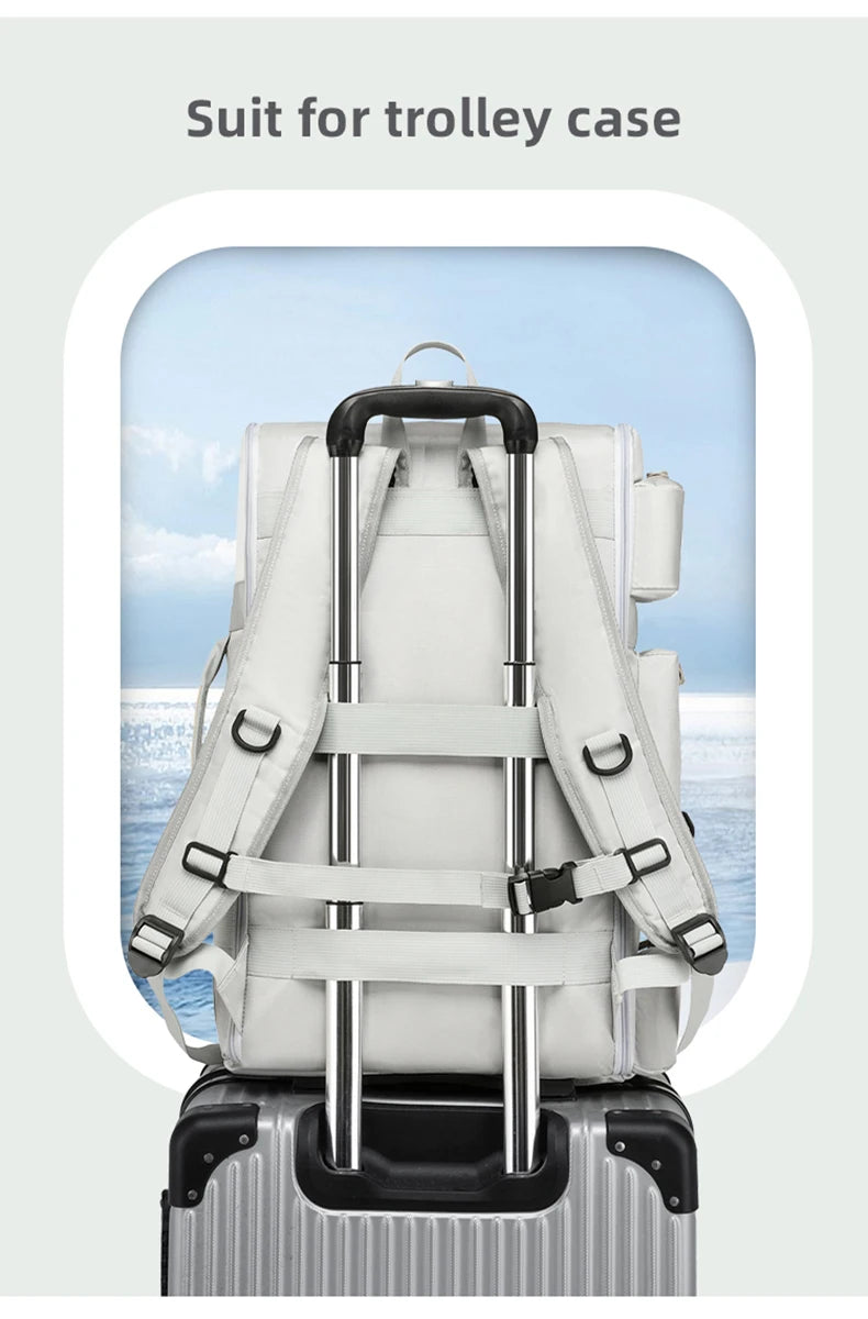 Scione Large Capacity Gym & Travel Backpack (36–55L)