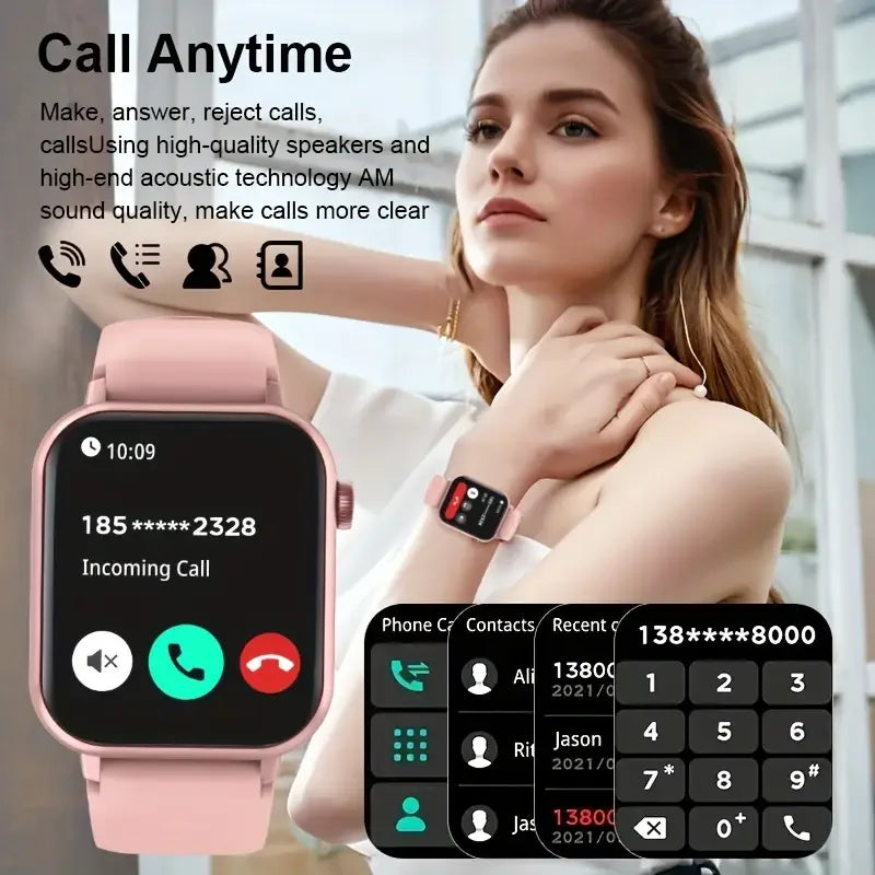 LAXASFIT 1.83″ Smart Watch with Fitness & Health Tracking
