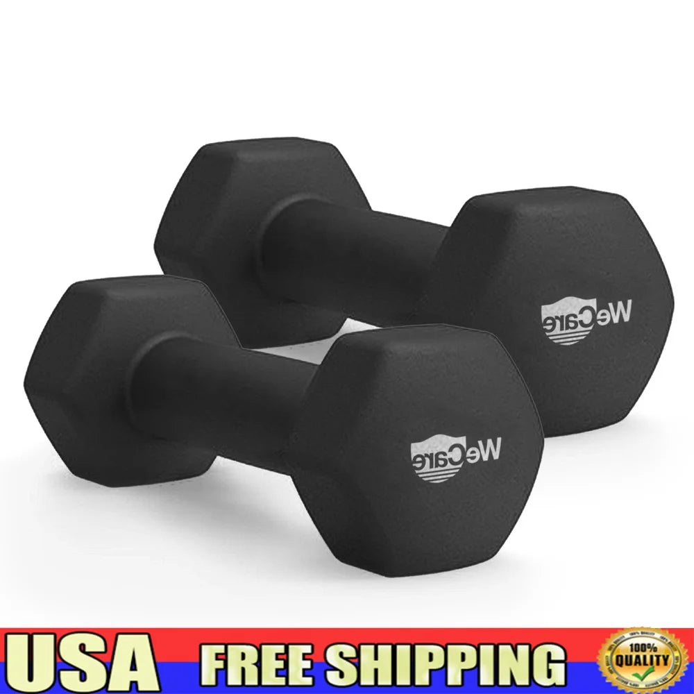 2lb Neoprene Hex Dumbbell Pair