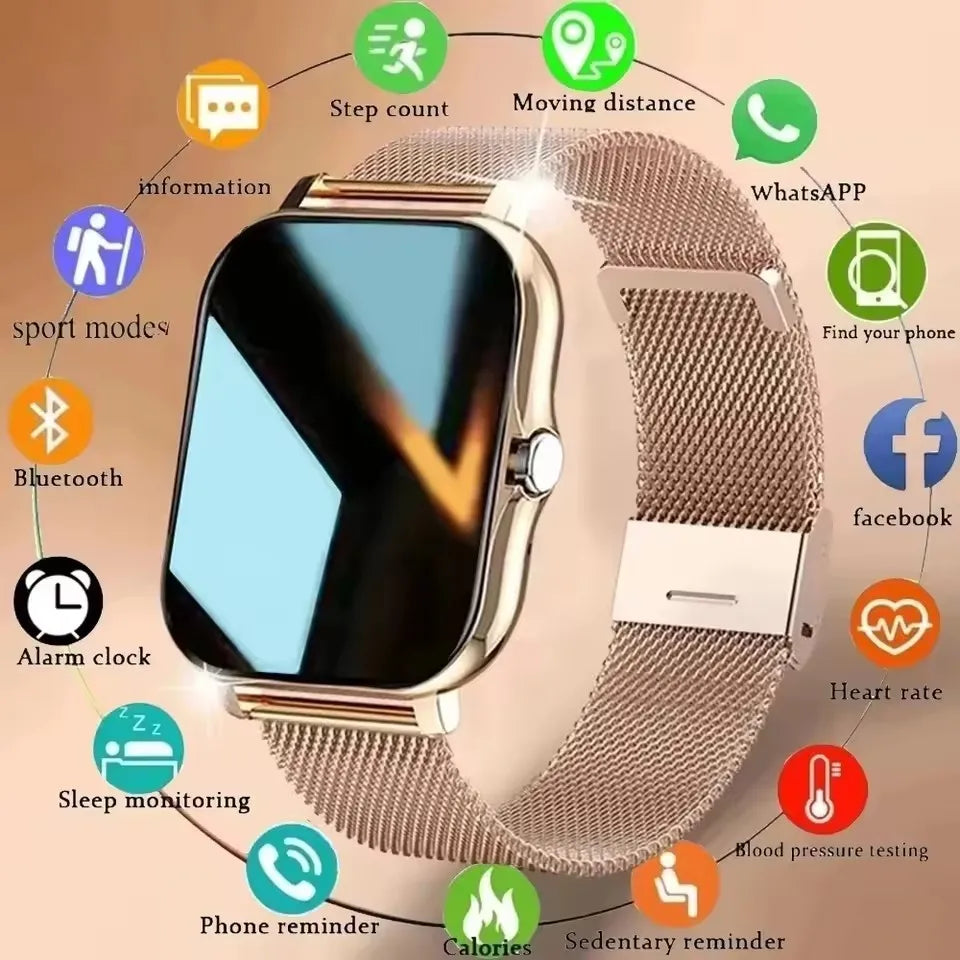 1.44" Smart Watch – Bluetooth Call & Health Monitor