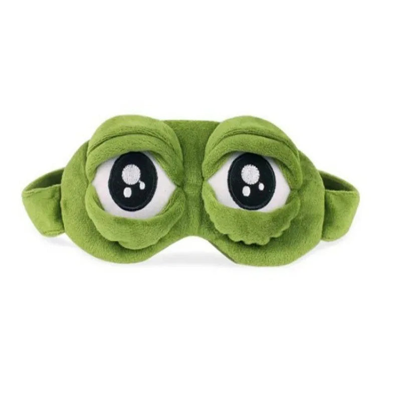 3D Sad Frog Sleep Mask Eye Cover