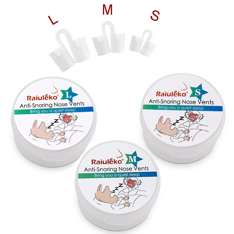 3/4PCS Anti-Snoring Nose Vents Set