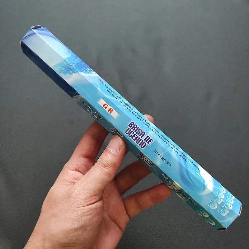 20pcs Indian Incense Sticks – White Sage, Lavender, Sea Breeze