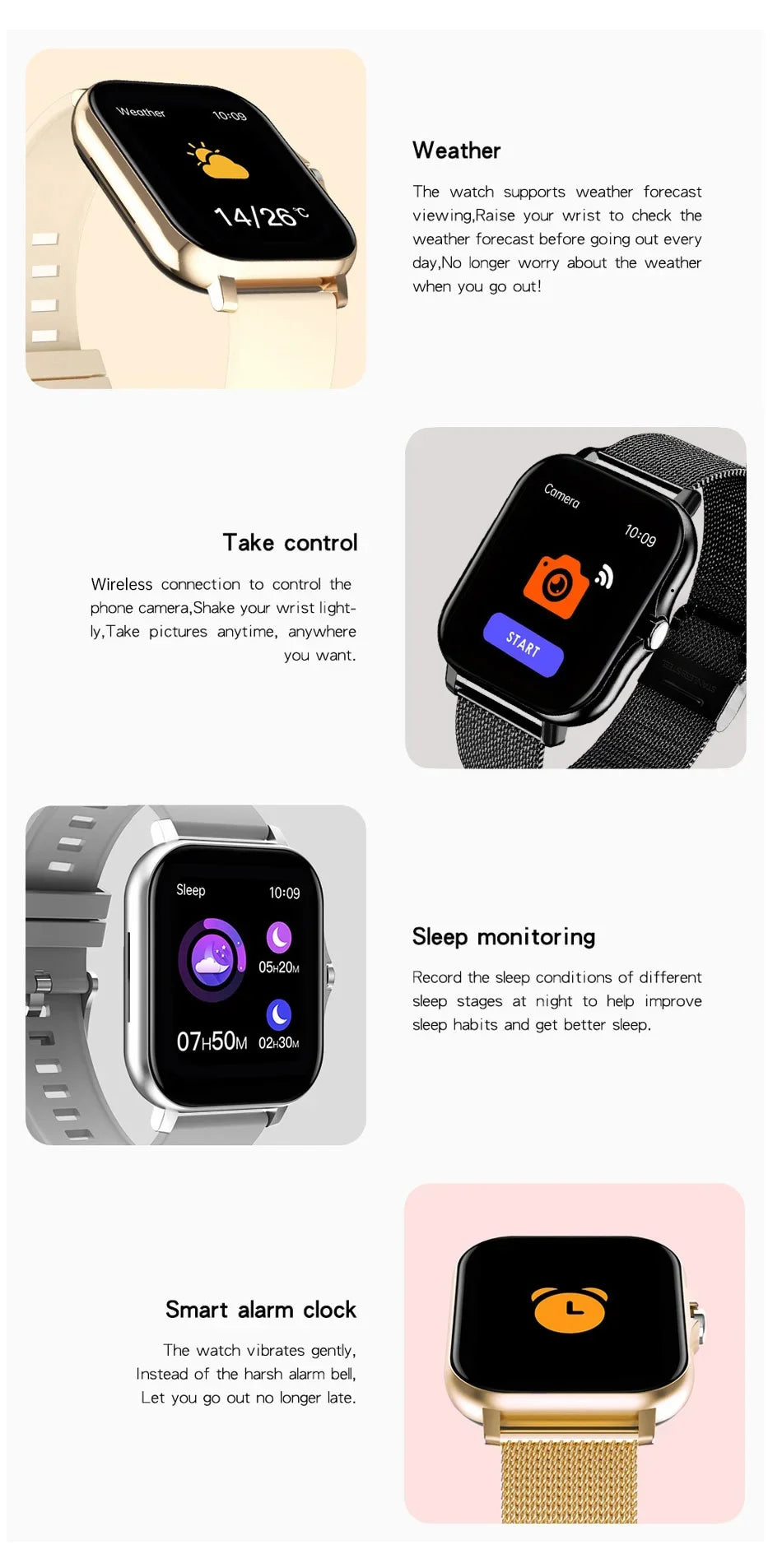 1.44" Smart Watch – Bluetooth Call & Health Monitor