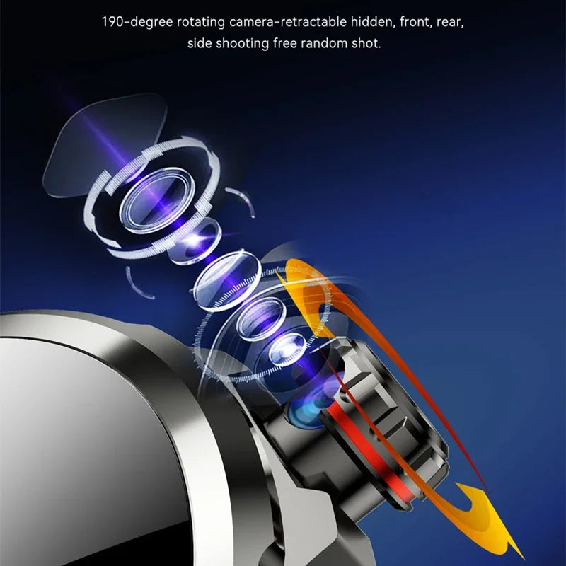 5G/4G All-Network Smartwatch – 1.95" AMOLED, 8GB+128GB, 2100mAh, GPS, Camera