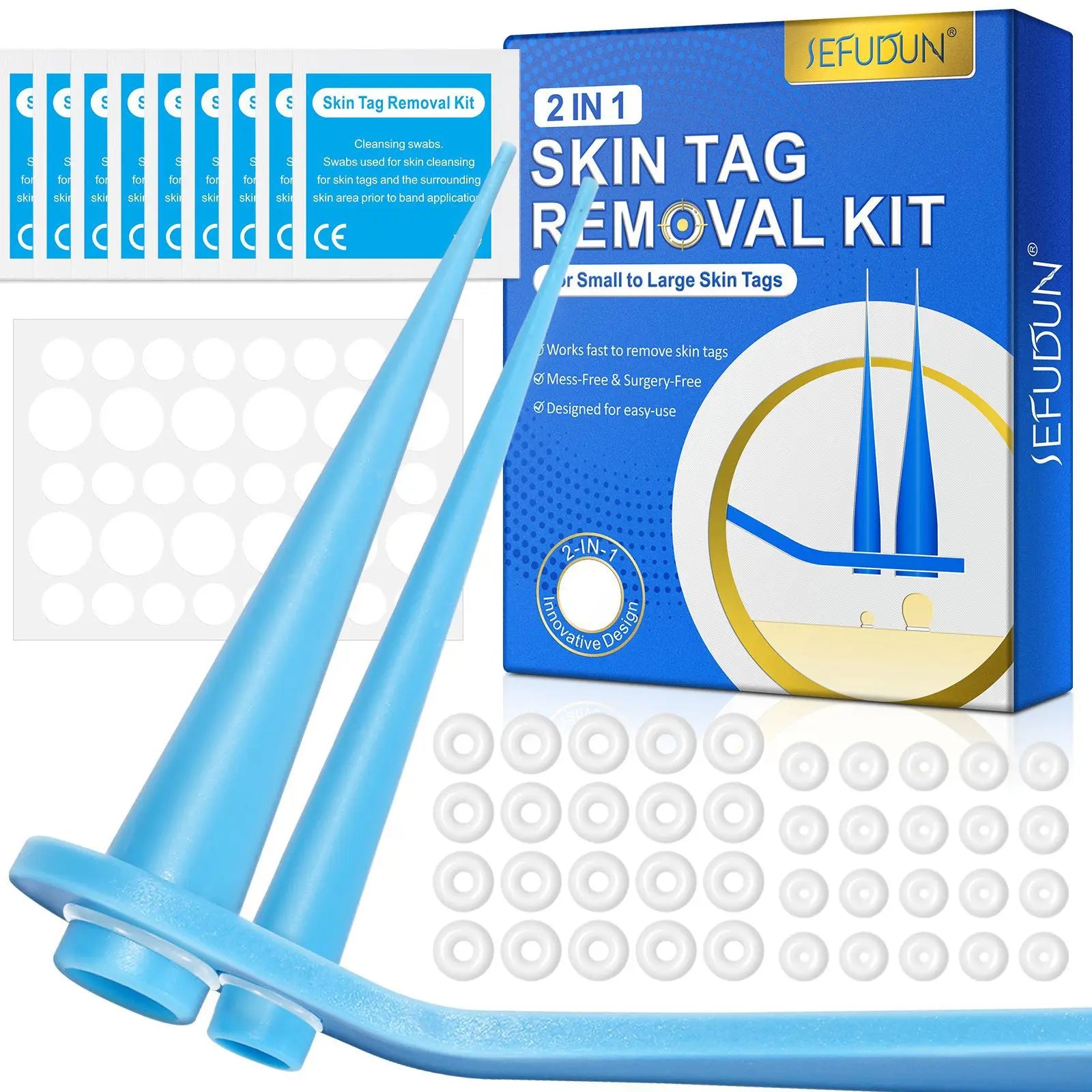 2-in-1 Auto Skin Tag & Mole Removal Kit