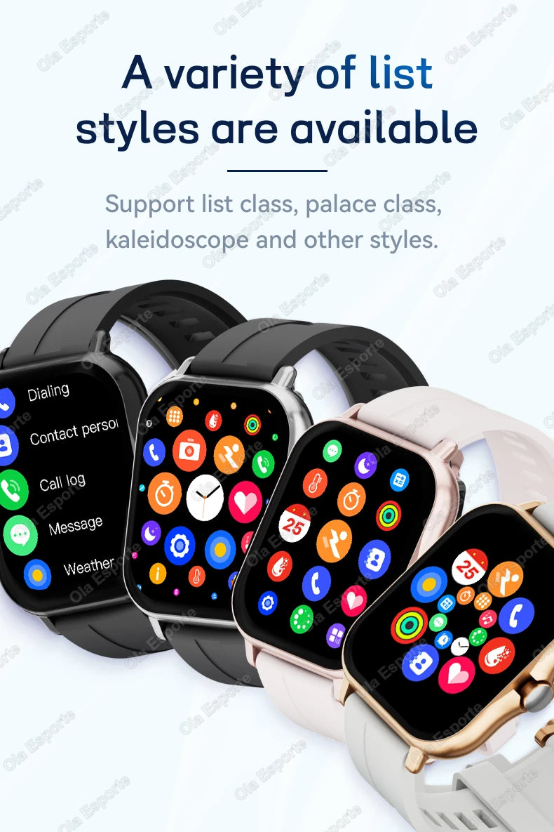 1.83" Waterproof Smart Watch – Call & Health Tracker