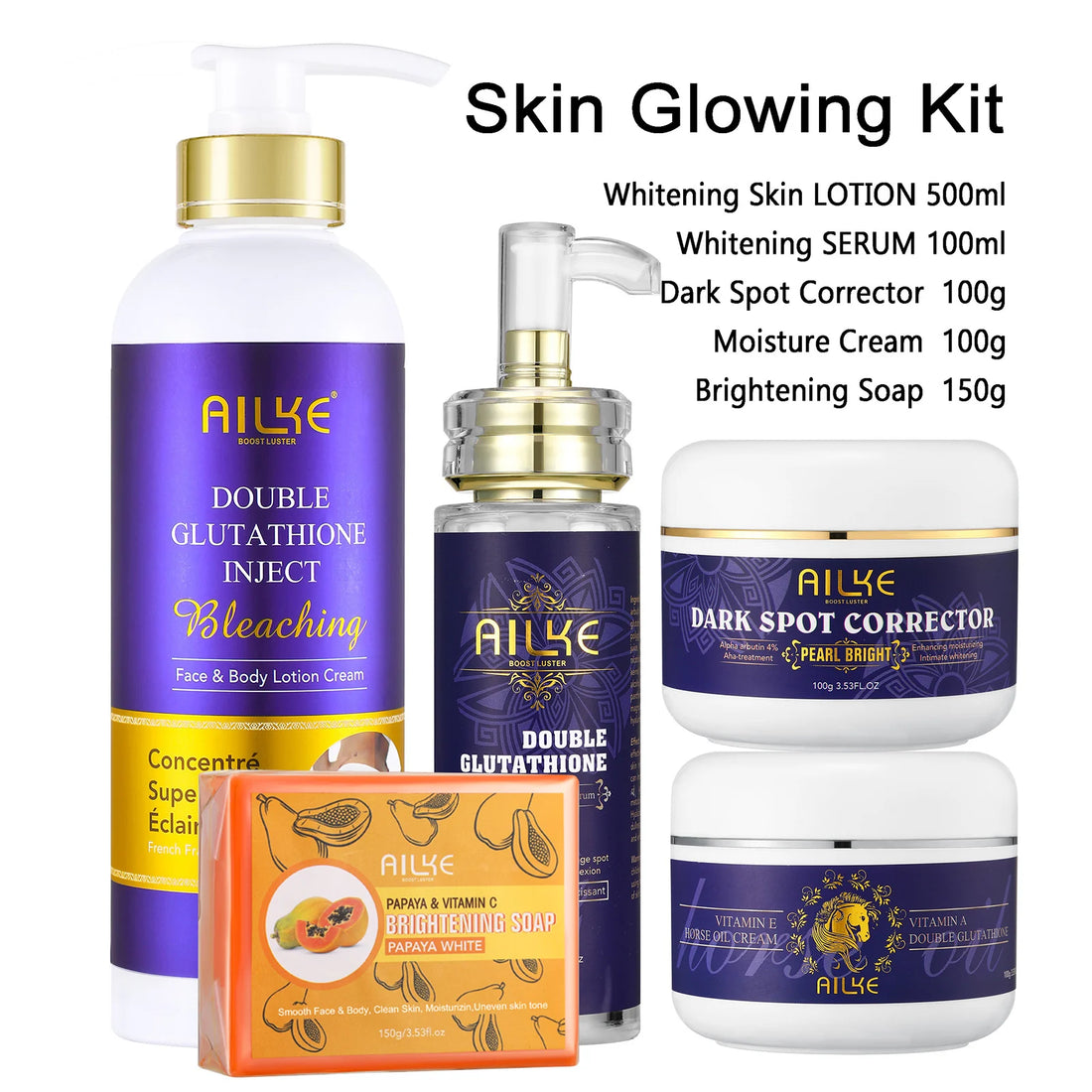 AILKE Glutathione Whitening Cream – Moisturizing & Skin Brightening