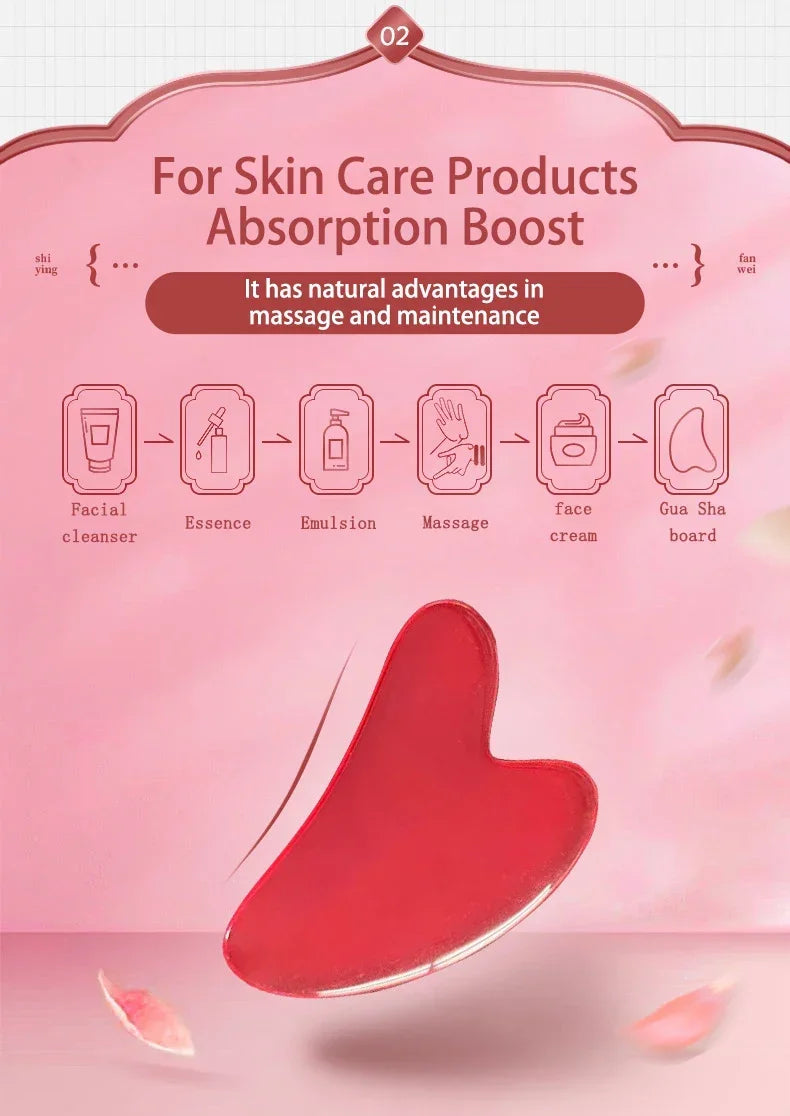 3pcs Resin Face & Body Massage Roller Set