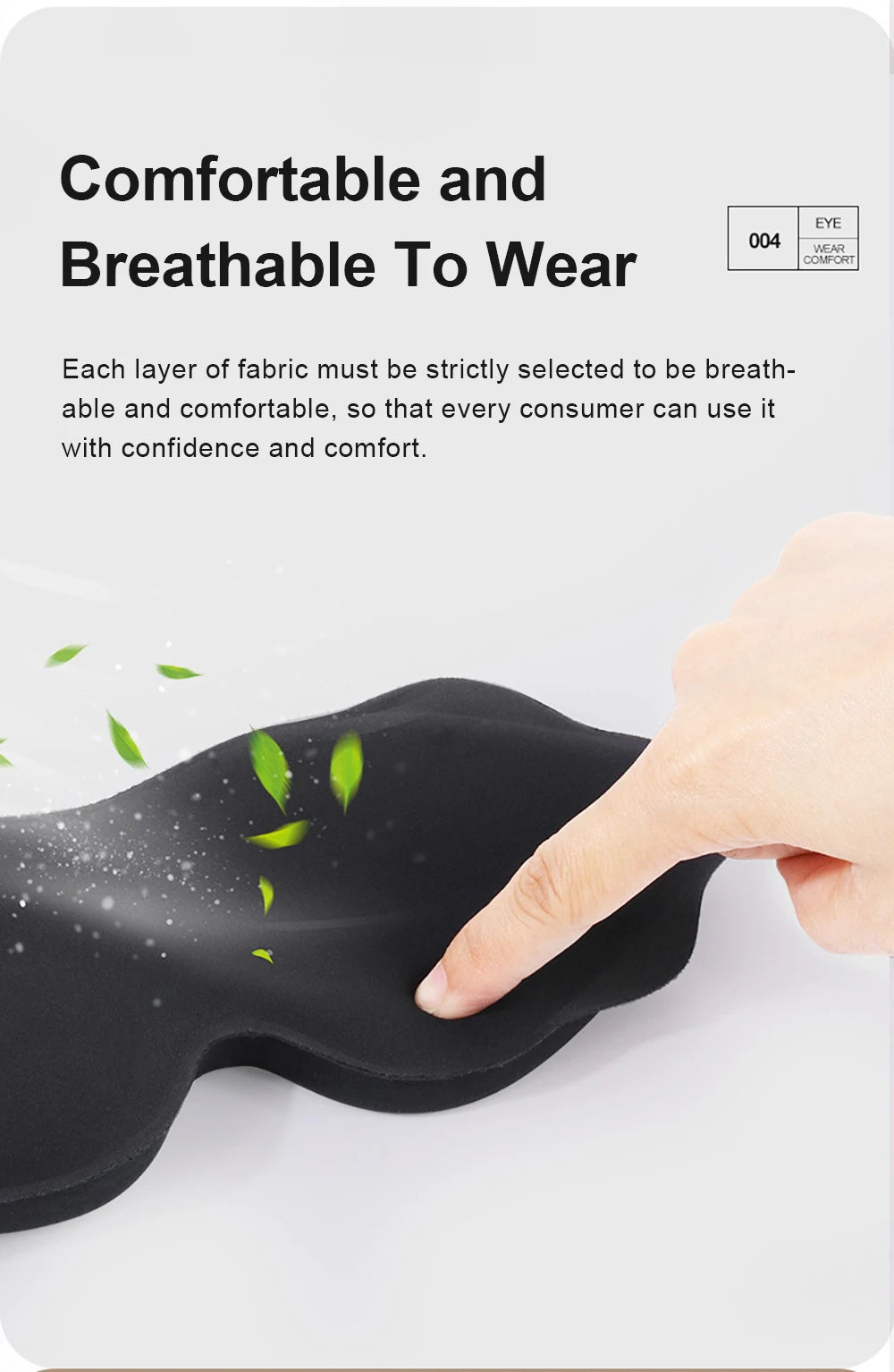 3D Contoured Sleep Eye Mask for Travel
