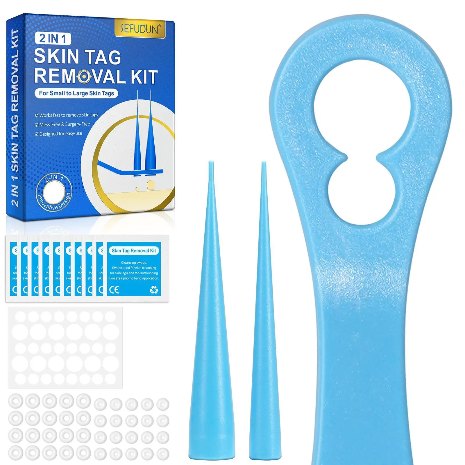 2-in-1 Auto Skin Tag & Mole Removal Kit