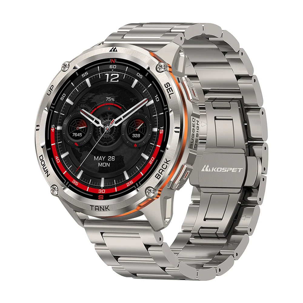 KOSPET TANK T3 Ultra 2 GPS Smartwatch – Rugged & Waterproof