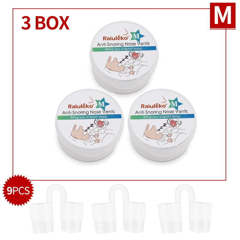 3/4PCS Anti-Snoring Nose Vents Set