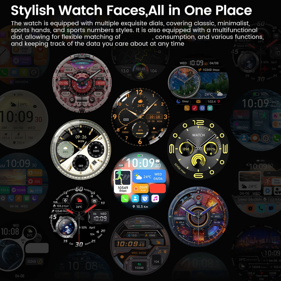 2025 Men's Smart Watch – AMOLED Screen, GPS & Bluetooth Call