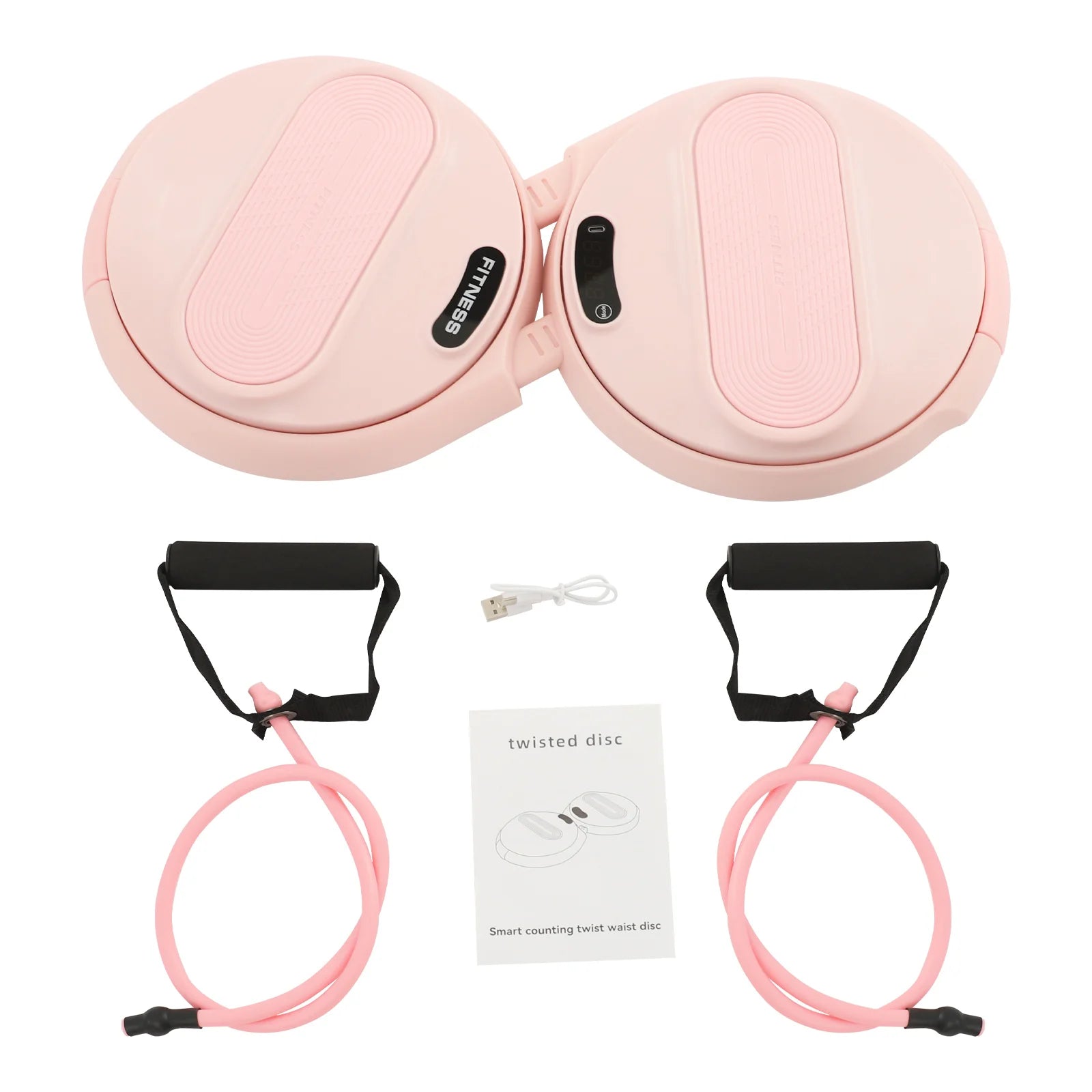 Waist Twisting Ab Exercise Board with Tension Ropes