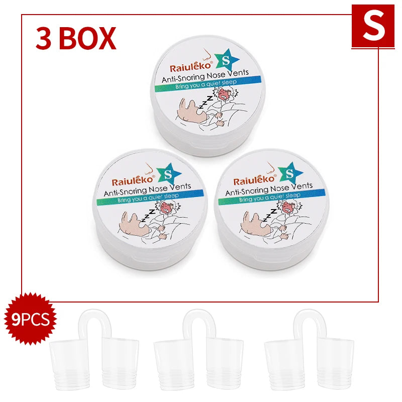 3/4PCS Anti-Snoring Nose Vents Set