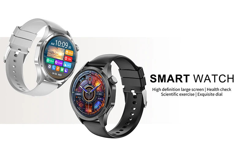 2025 Men's Smart Watch – AMOLED Screen, GPS & Bluetooth Call