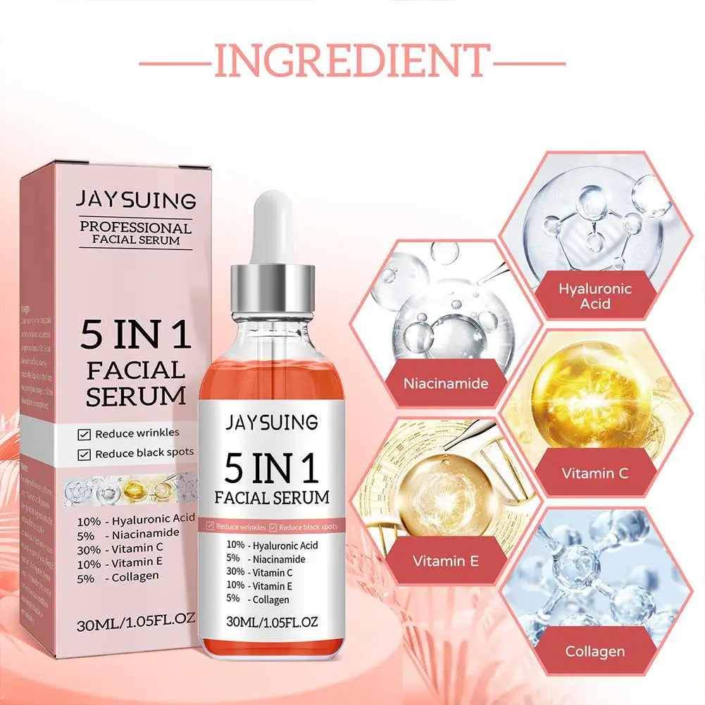 5-in-1 Hyaluronic Acid & Vitamin C Face Serum