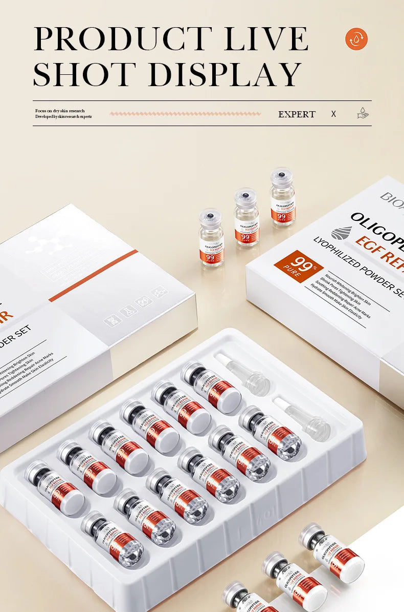 Microneedling Serum & Yeast Freeze-Dried Skincare Set