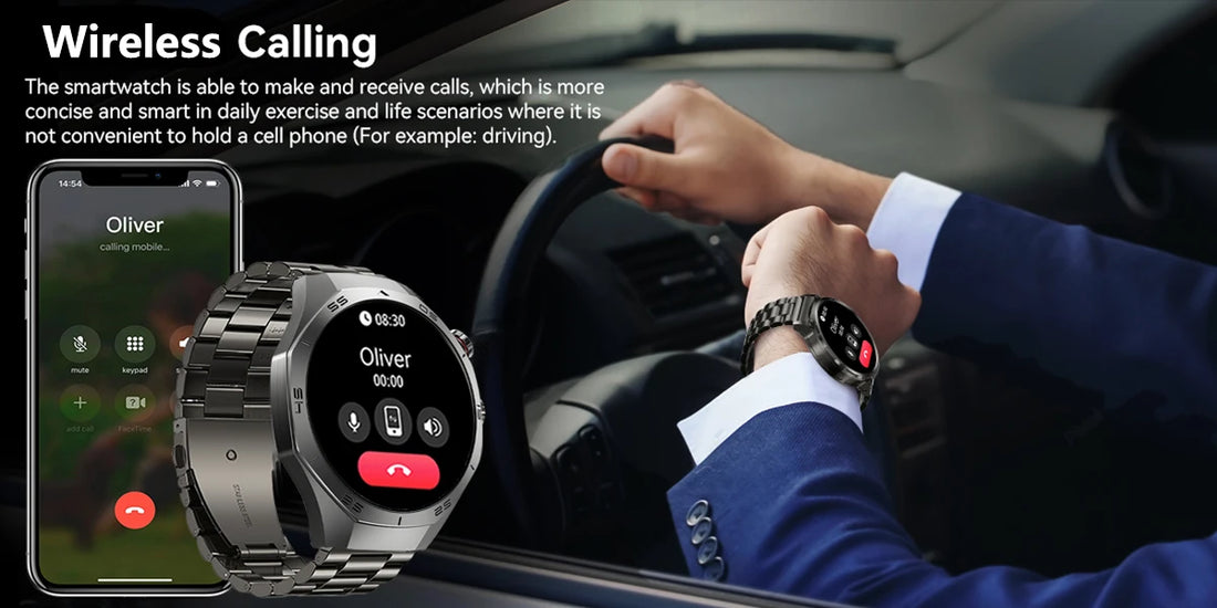 2025 Huawei GT5 Pro Smart Watch – AMOLED GPS Bluetooth Call Waterproof