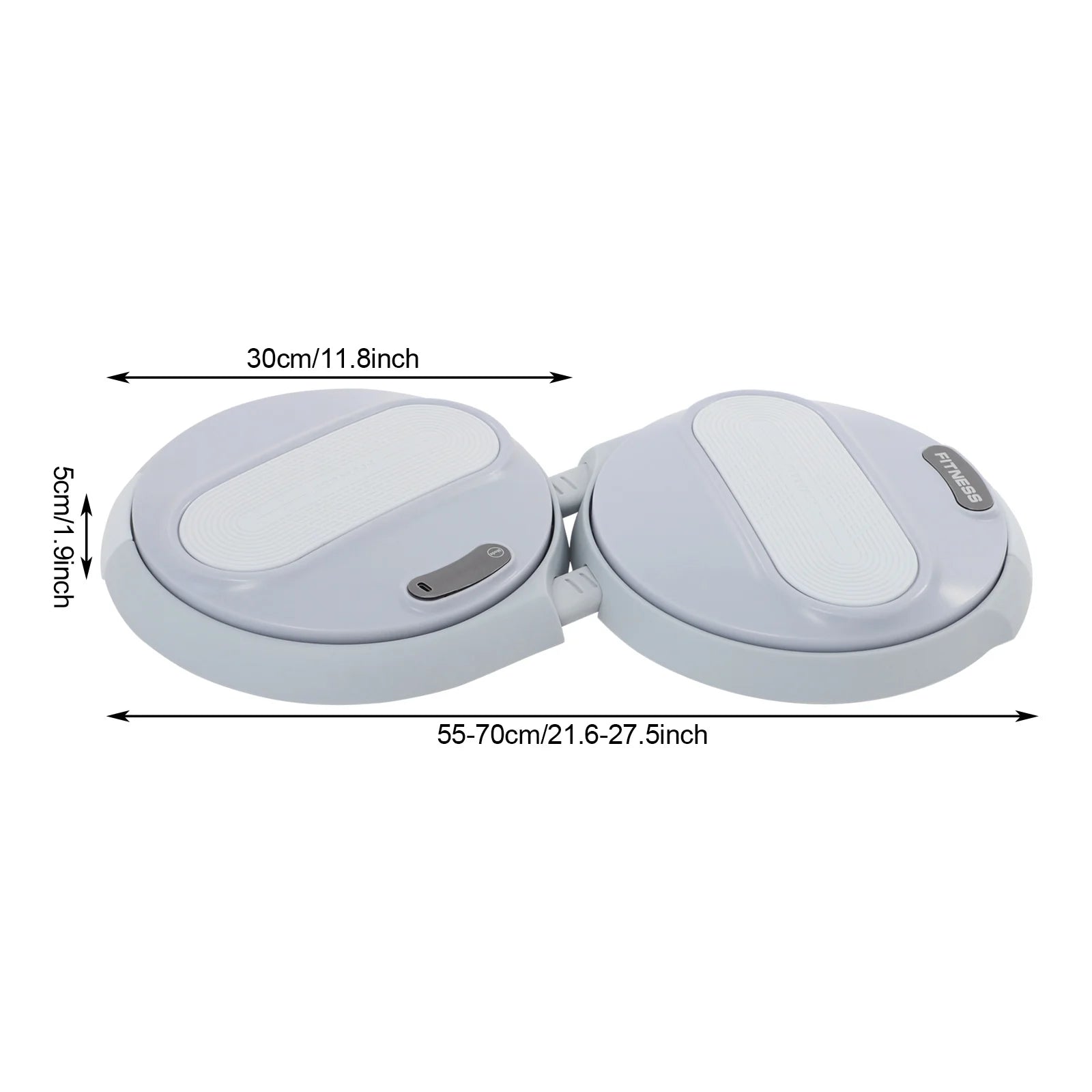 Waist Twisting Ab Exercise Board with Tension Ropes