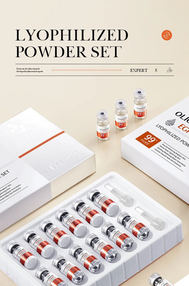 Microneedling Serum & Yeast Freeze-Dried Skincare Set