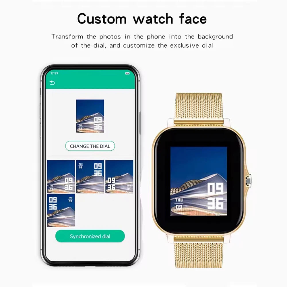 1.44" Smart Watch – Bluetooth Call & Health Monitor