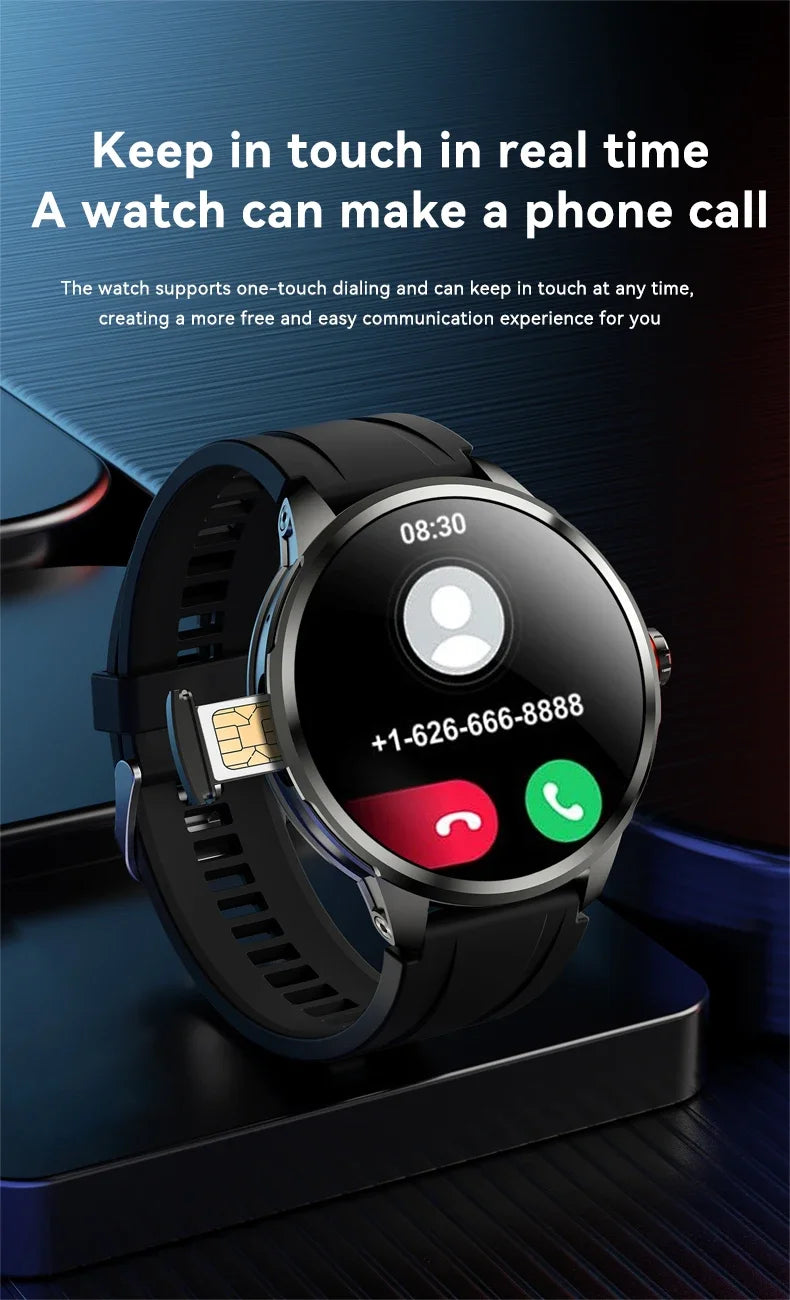 5G/4G Android Smart Watch – 1.95" AMOLED, 900W Camera, GPS