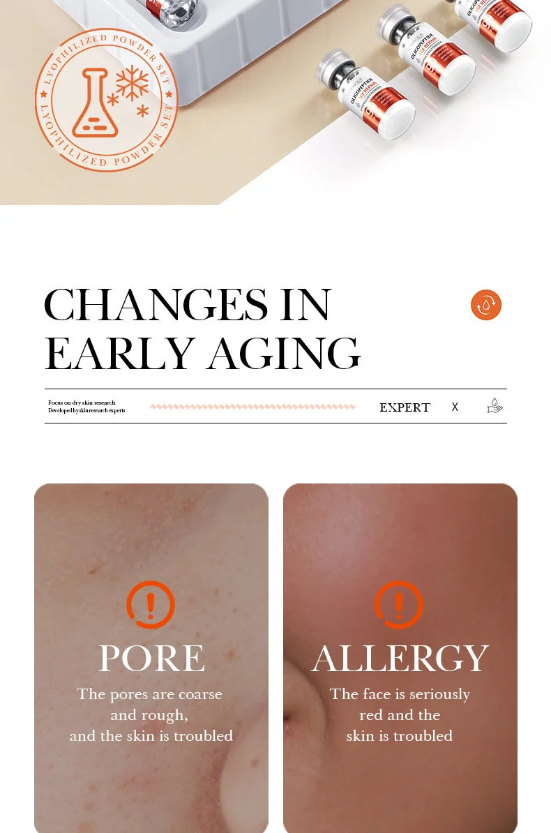 Microneedling Serum & Yeast Freeze-Dried Skincare Set