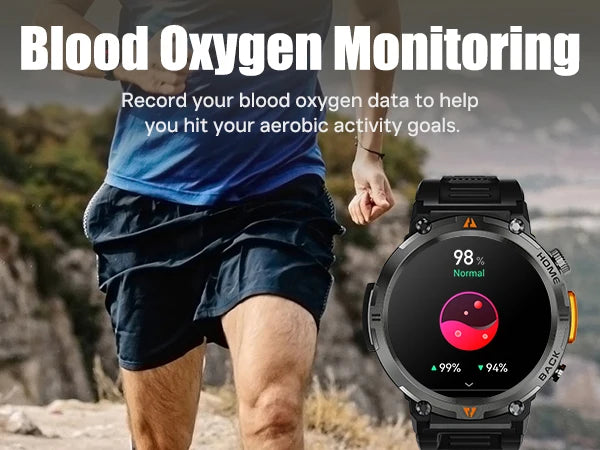 EIGIIS KE3 Smart Watch – 3ATM Waterproof & Bluetooth Call