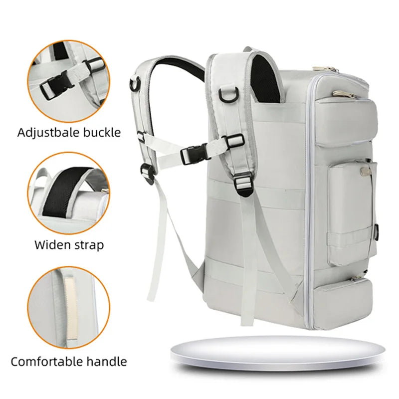 Scione Large Capacity Gym & Travel Backpack (36–55L)