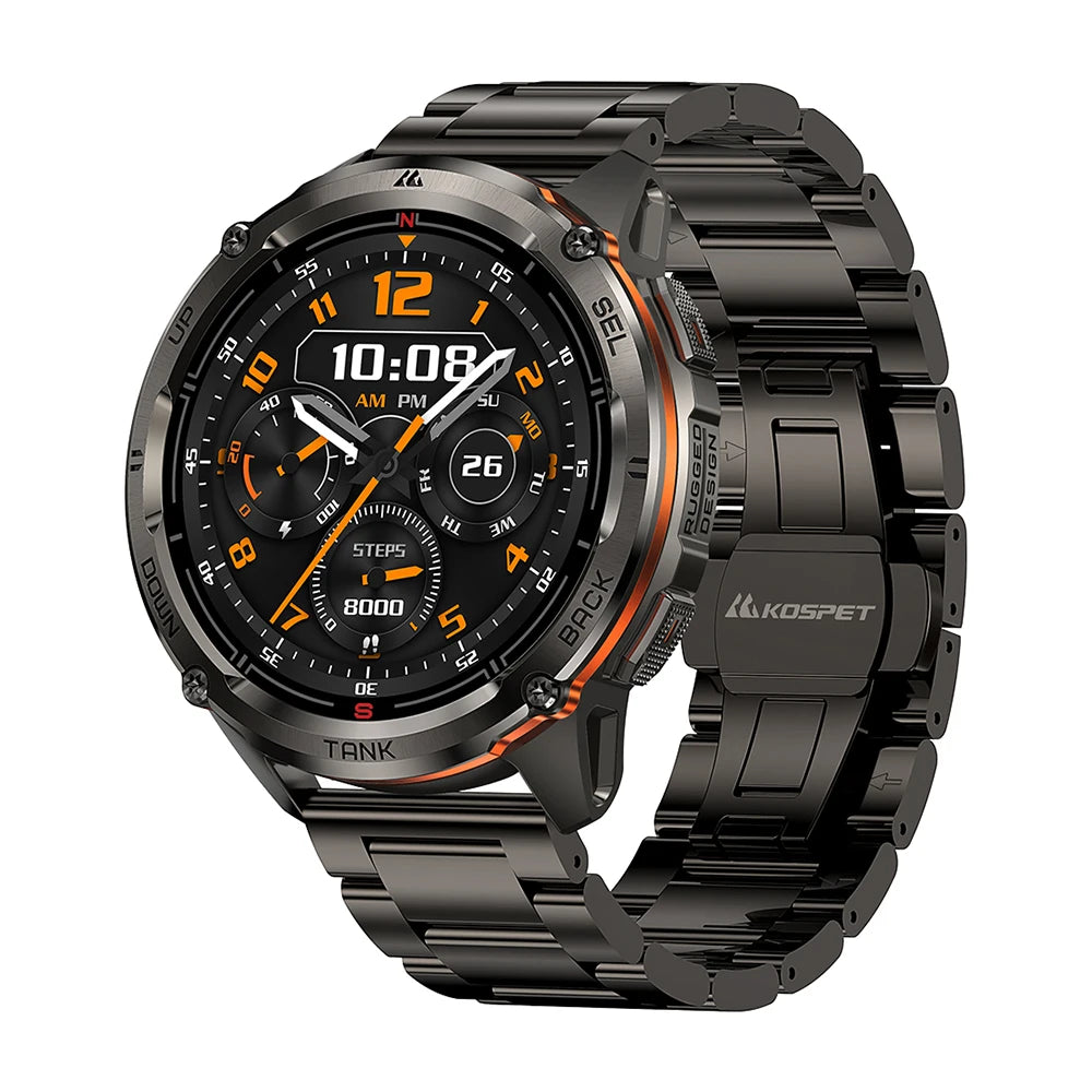 KOSPET TANK T3 Ultra 2 GPS Smartwatch – Rugged & Waterproof