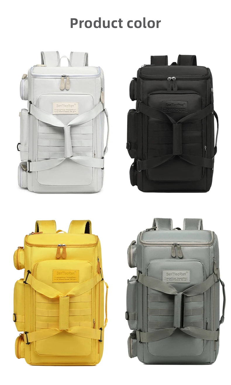 Scione Large Capacity Gym & Travel Backpack (36–55L)